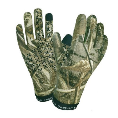 Водонепроницаемые перчатки Dexshell StretchFit Gloves, камуфляж S-M, XS, L-XL купить фото, изображение