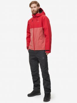 Куртка мужская штормовая BASK PROTON, размеры: 48, 50; цвет: черный, красный меланж/красный, серый меланж/терракотовый, серый меланж/черный купить фото, изображение