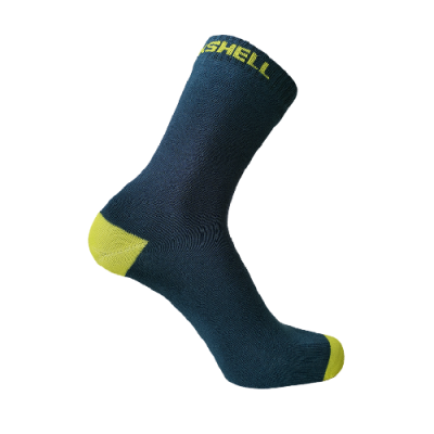 Водонепроницаемые носки DexShell Ultra Thin Crew XL, L, M, S, синий/желтый купить фото, изображение