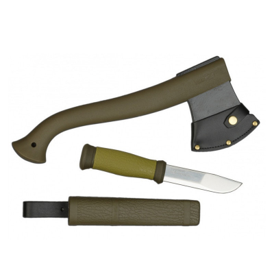 Набор Morakniv Outdoor Kit MG, нож Mora 2000 + топор купить фото, изображение