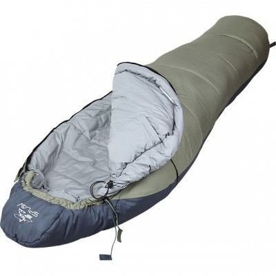 Спальный мешок Splav Expedition Junior 250, 170x70x50, зеленый/серый купить фото, изображение