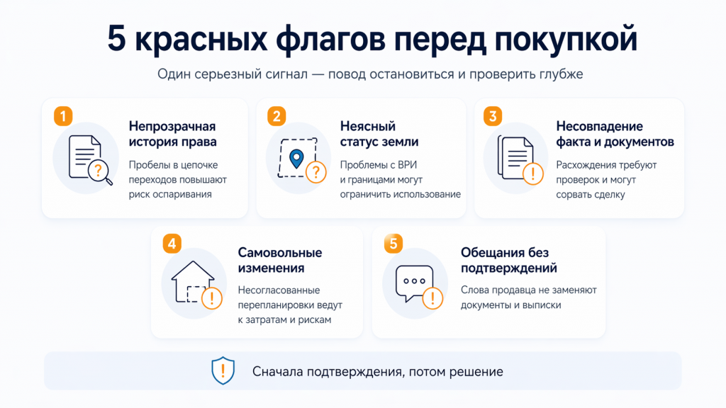 5 красных флагов перед покупкой