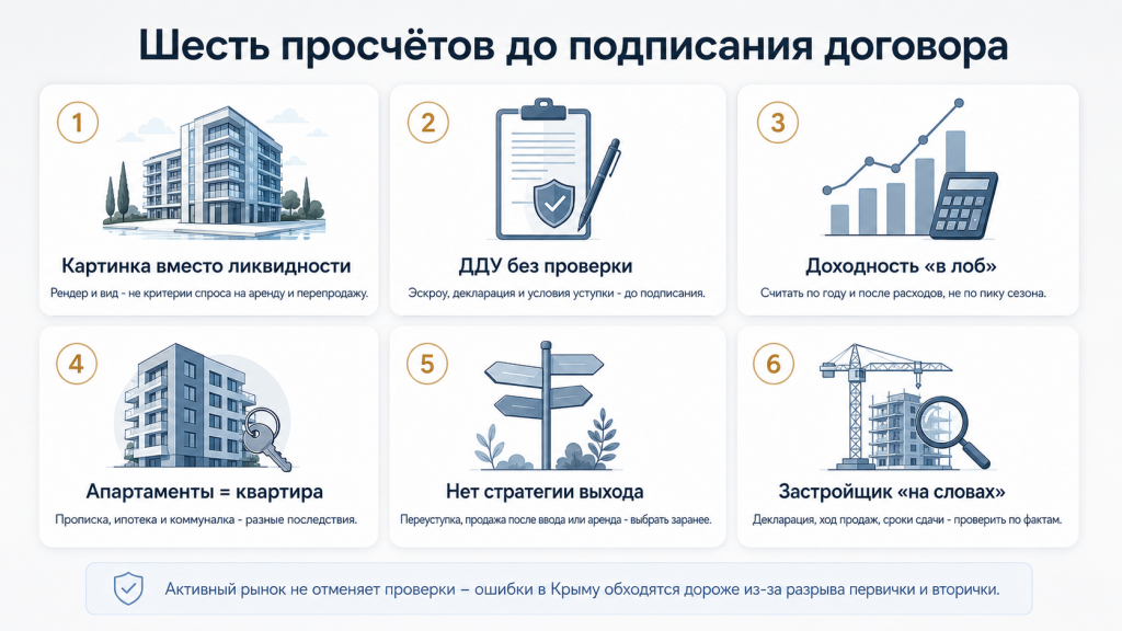 Шесть ошибок до подписания договора