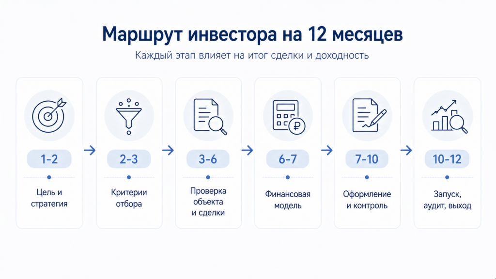 Маршрут инвестора на 12 месяцев Маршрут инвестора на 12 месяцев