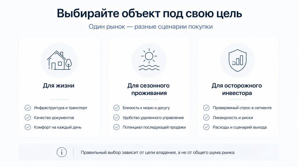Один рынок — разные сценарии покупки