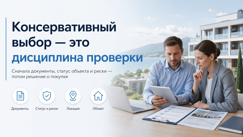 Консервативный подход к недвижимости