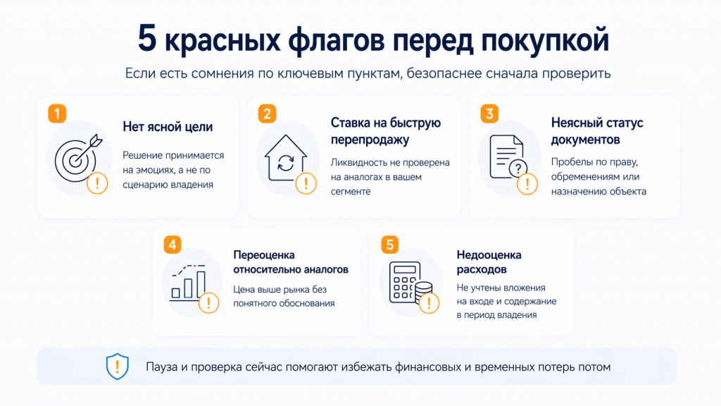 5 красных флагов перед покупкой